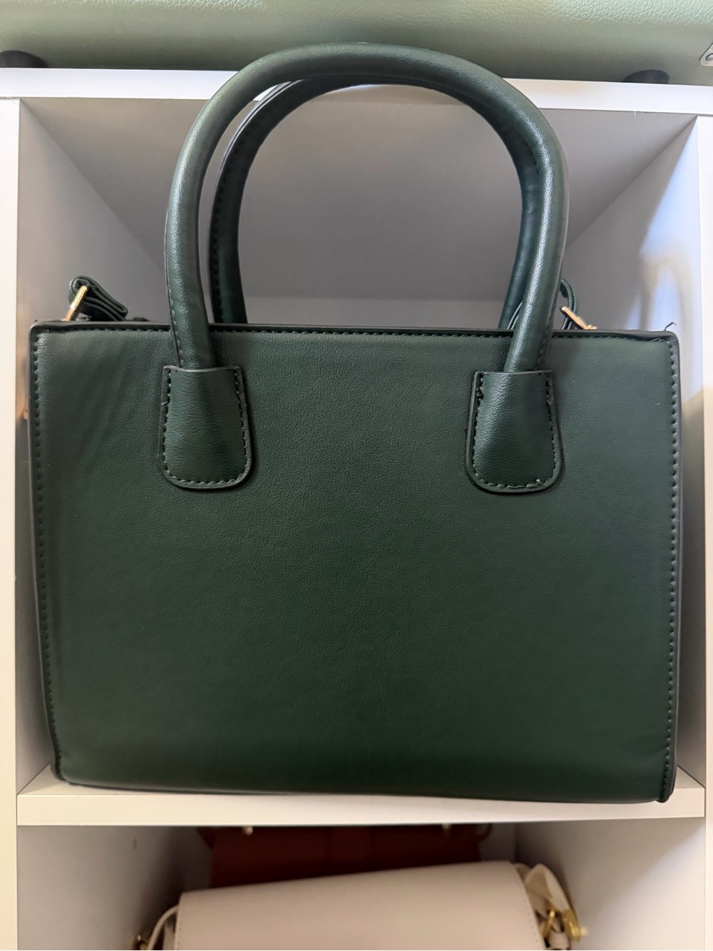 Classic Dark Green purse - Picture 2 of 4
